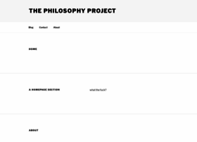 philosophyproject.org