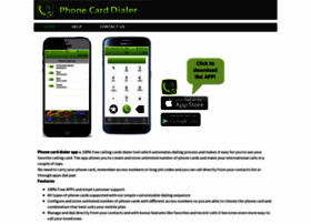 phonecarddialer.com