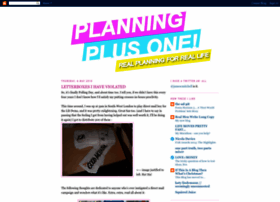 planningplusone.blogspot.com