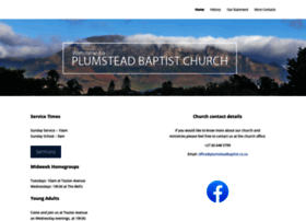 plumsteadbaptist.co.za