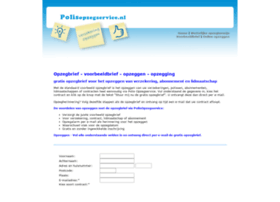 polisopzegservice.nl