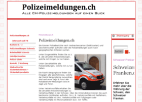 polizeimeldungen.ch