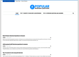 popularinterviewquestions.info
