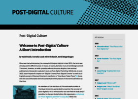 post-digital-culture.org