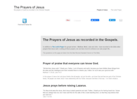 prayers-of-jesus.info