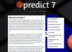 predict7.co.uk