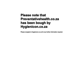 preventativehealth.co.za