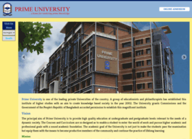 primeuniversity.edu.bd