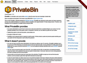 privatebin.info