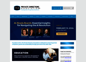 privatedirectorsassociation.org