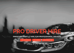 prodriverhire.com