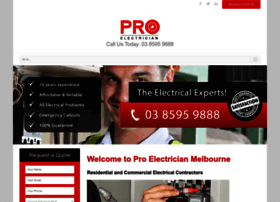 proelectricianmelbourne.com.au