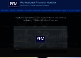 professionalfinancialmodeler.org