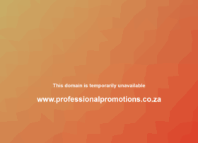 professionalpromotions.co.za