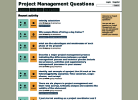 projectmanagementquestions.com