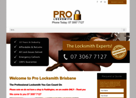 prolocksmithbrisbane.com.au