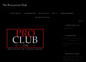 prosceniumclub.com
