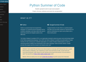 python-gsoc.org