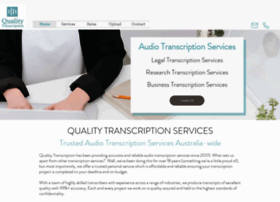 qualitytranscription.com.au