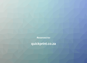 quickprint.co.za