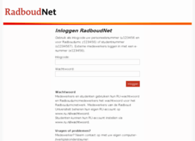 radboudnet.nl