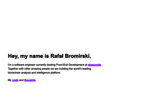 rafalbromirski.com