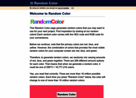 randomcolor.info