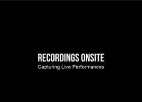 recordingsonsite.co.uk