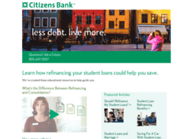 refinancestudentloans.citizensbank.com