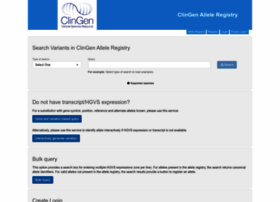 reg.clinicalgenome.org