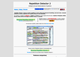 repetition-detector.com