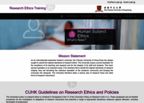 research-ethics.cuhk.edu.hk