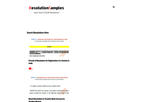 resolutionsamples.com