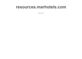 resources.marhotels.com