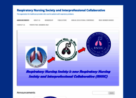 respiratorynursingsociety.org