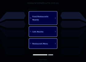 restaurantsmelbourne.com.au
