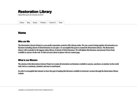 restorationlibrary.org