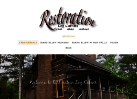 restorationlogcabinrentals.com