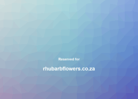 rhubarbflowers.co.za