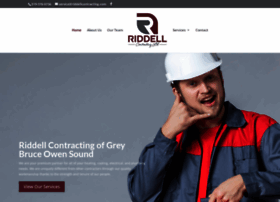 riddellcontracting.com