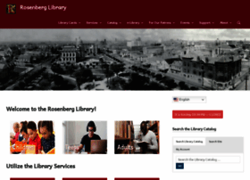 rosenberg-library.org