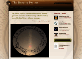 rosettaproject.org