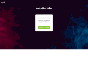 rozetta.info