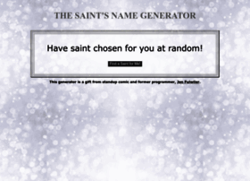 saintsnamegenerator.com