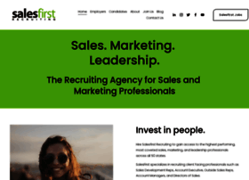 salesfirstrecruiting.com