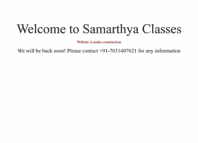 samarthyaclasses.com