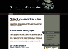 sarahlundsweater.com