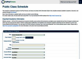 schedule.cpp.edu