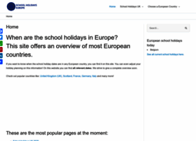 schoolholidayseurope.eu