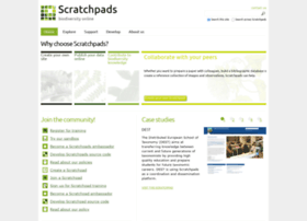 scratchpads.eu